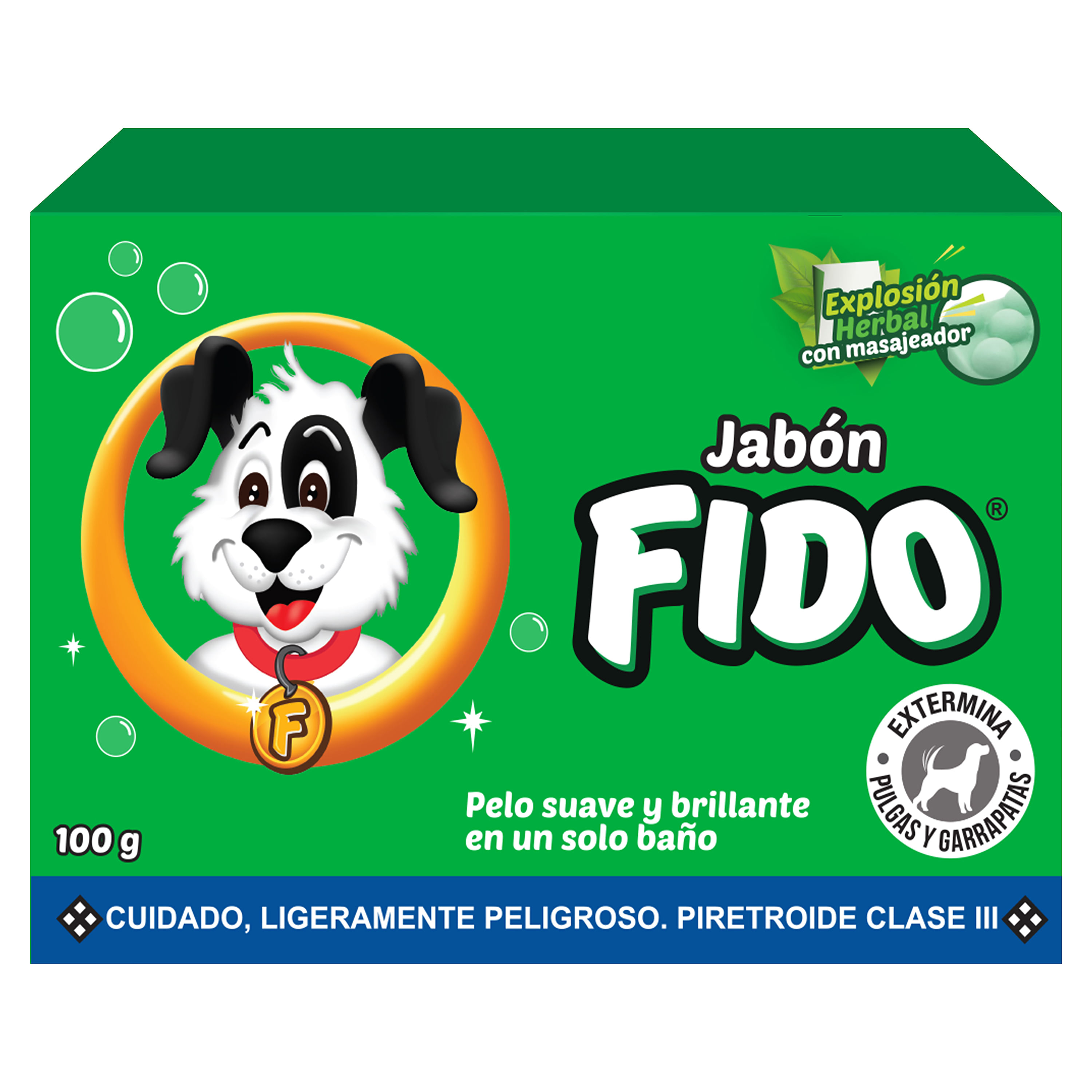 Jabón Fido Para Perro Con Masajeador - 100 g