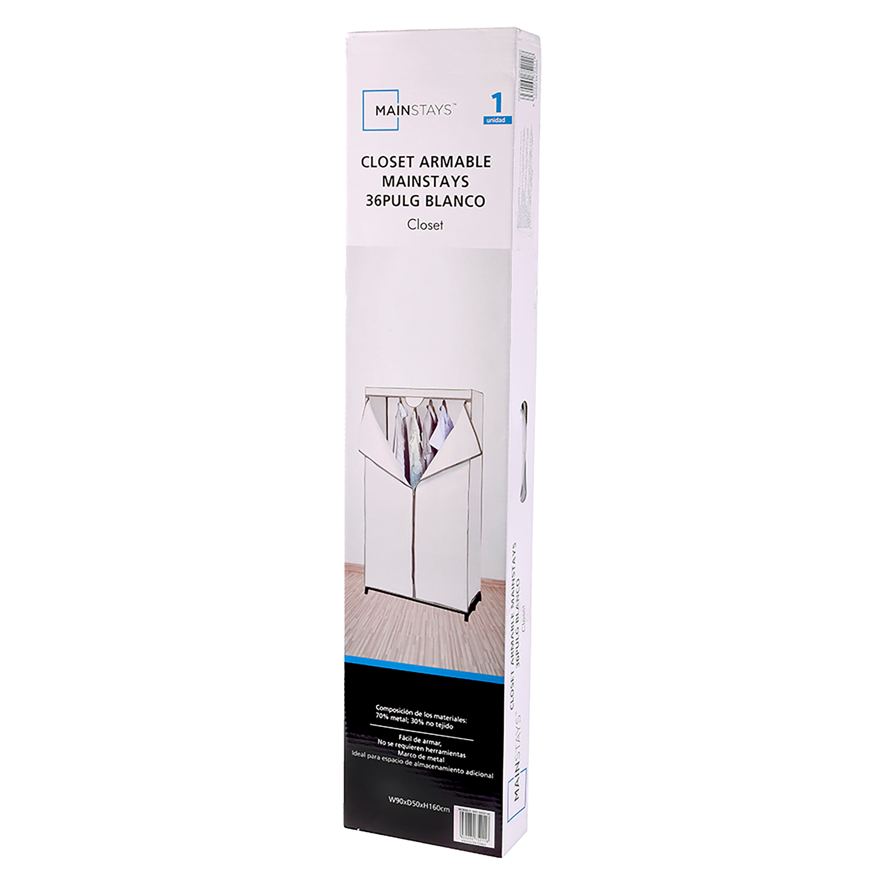 Closet Armable Mainstays Color Blanco - 36 Pulgadas