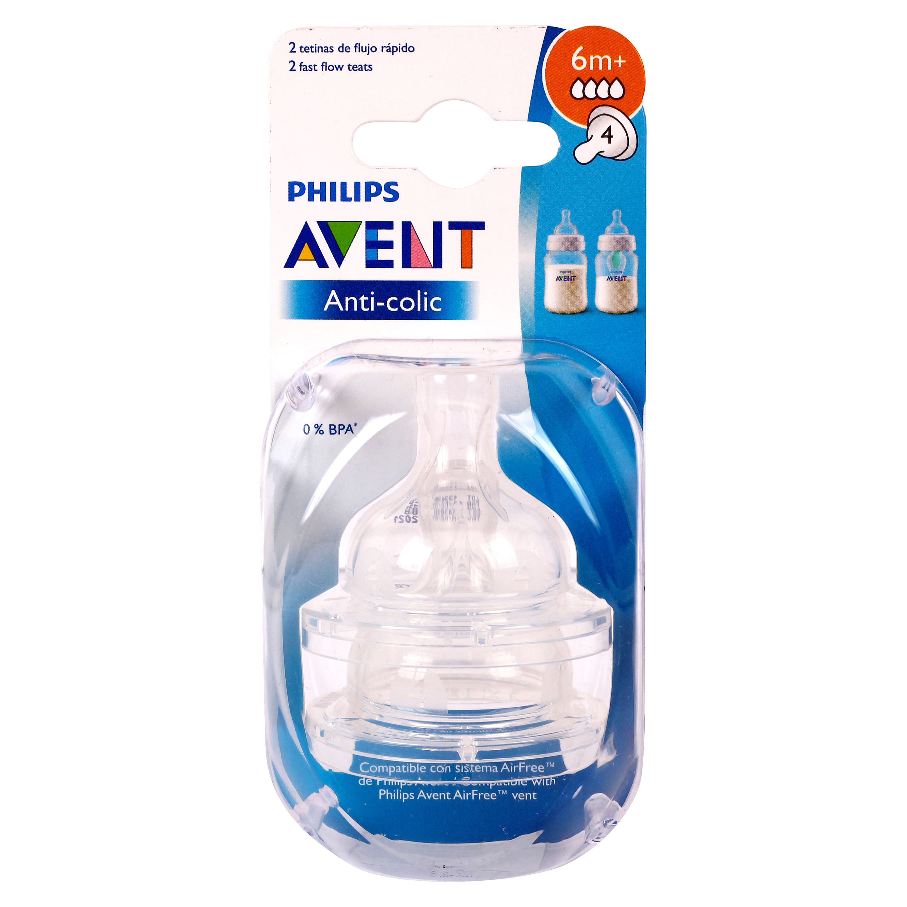 Chupetas Avent  Anti Colic Flujo Rapido Classic