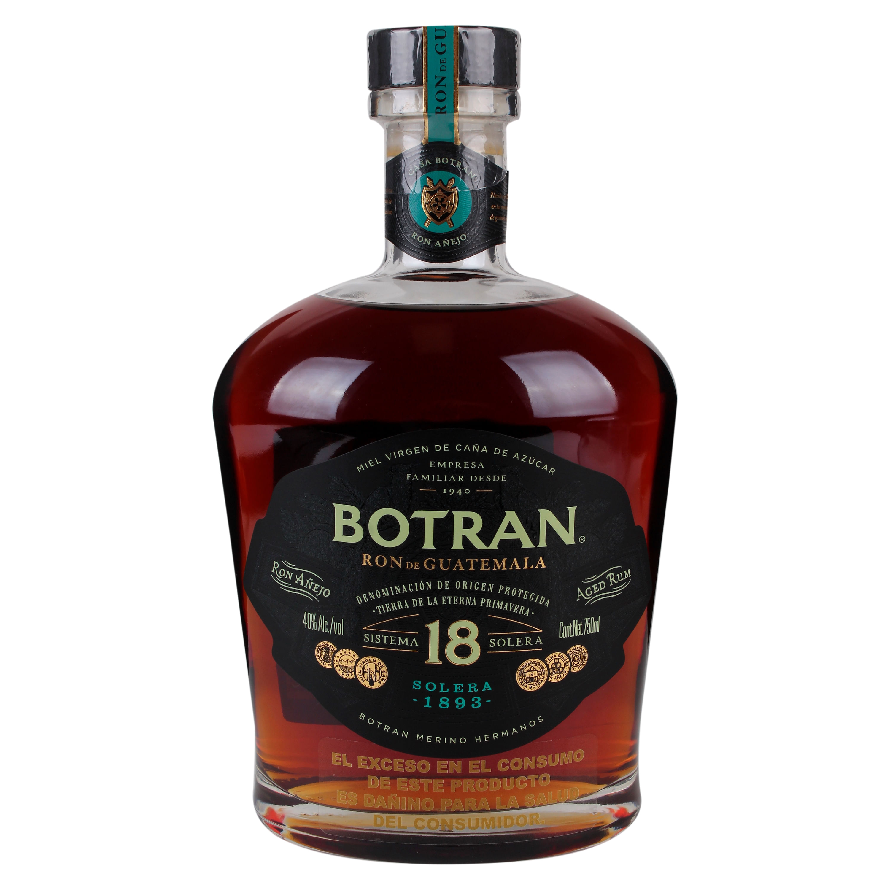 Ron Botran añejo Guatemala Solera 1893 - 750 ml