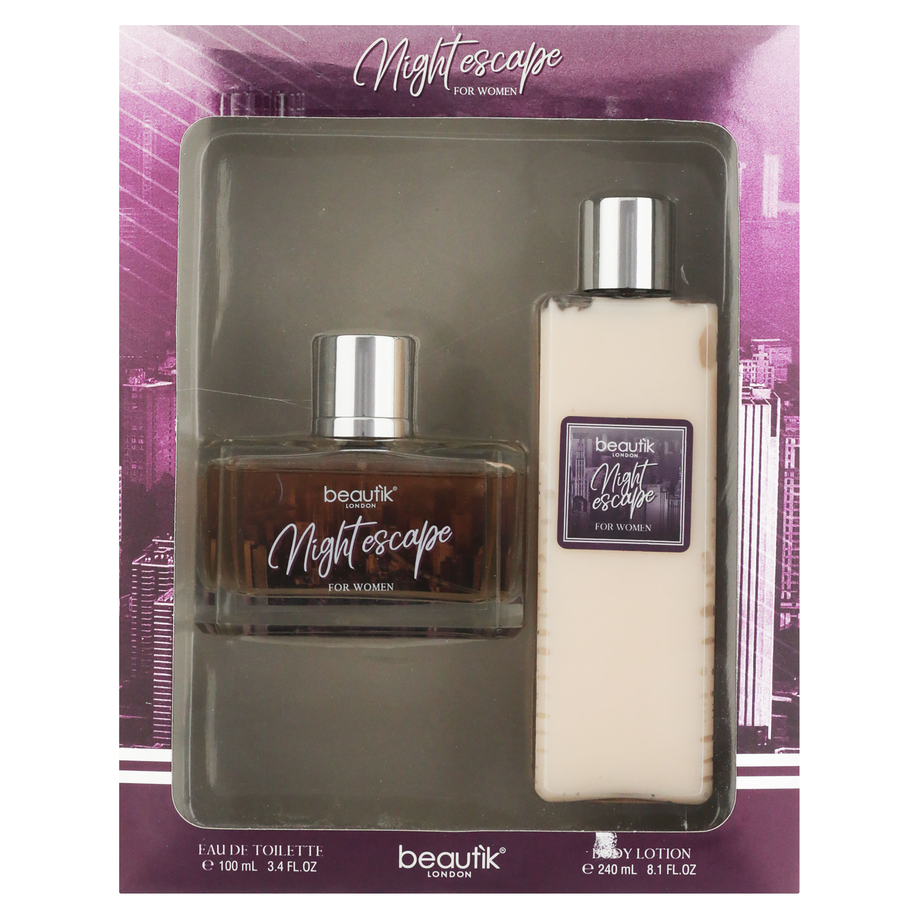 Locion Night Escape 2pcs P Bl 340ml