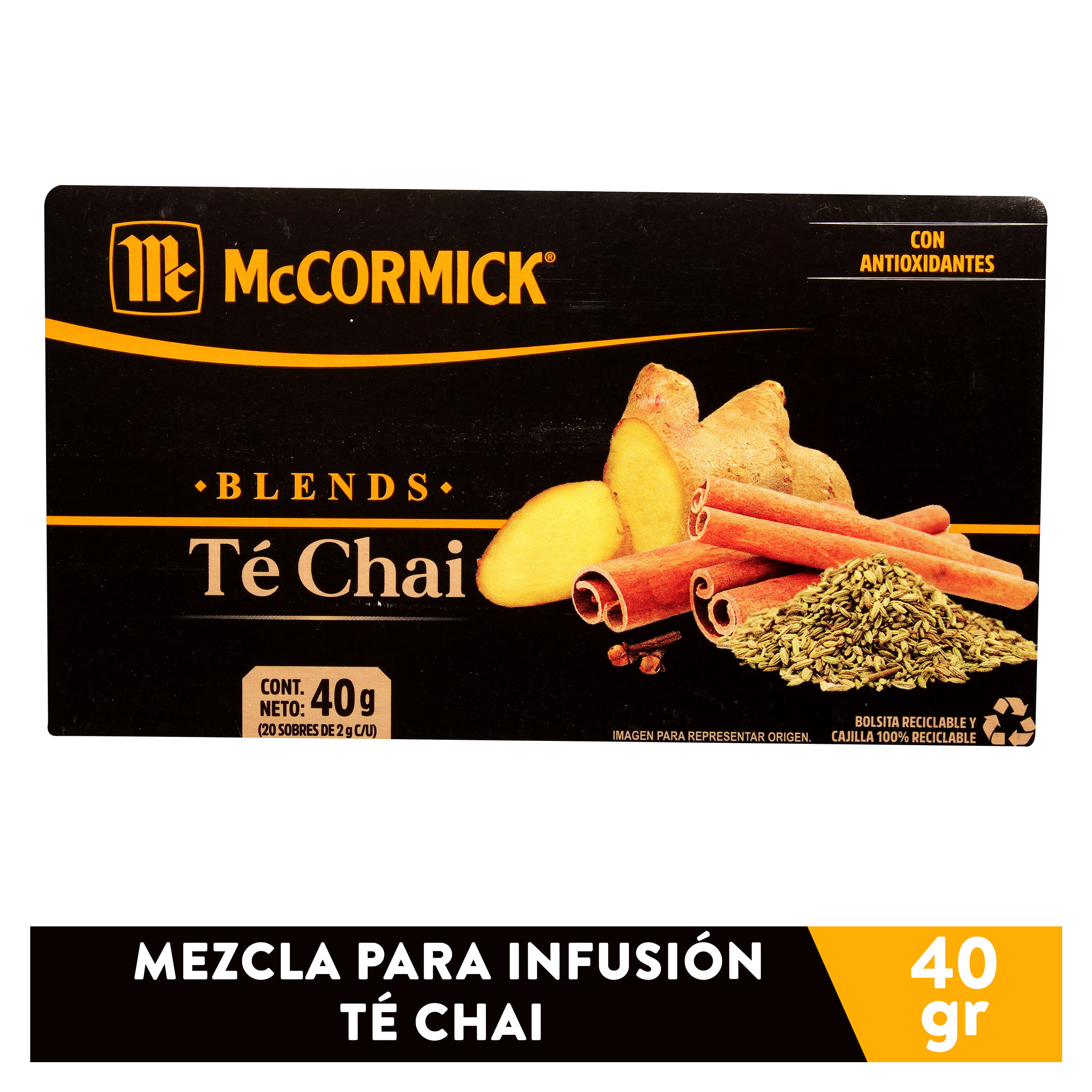 Té Chai Mccormick Con Antioxidantes - 35 g