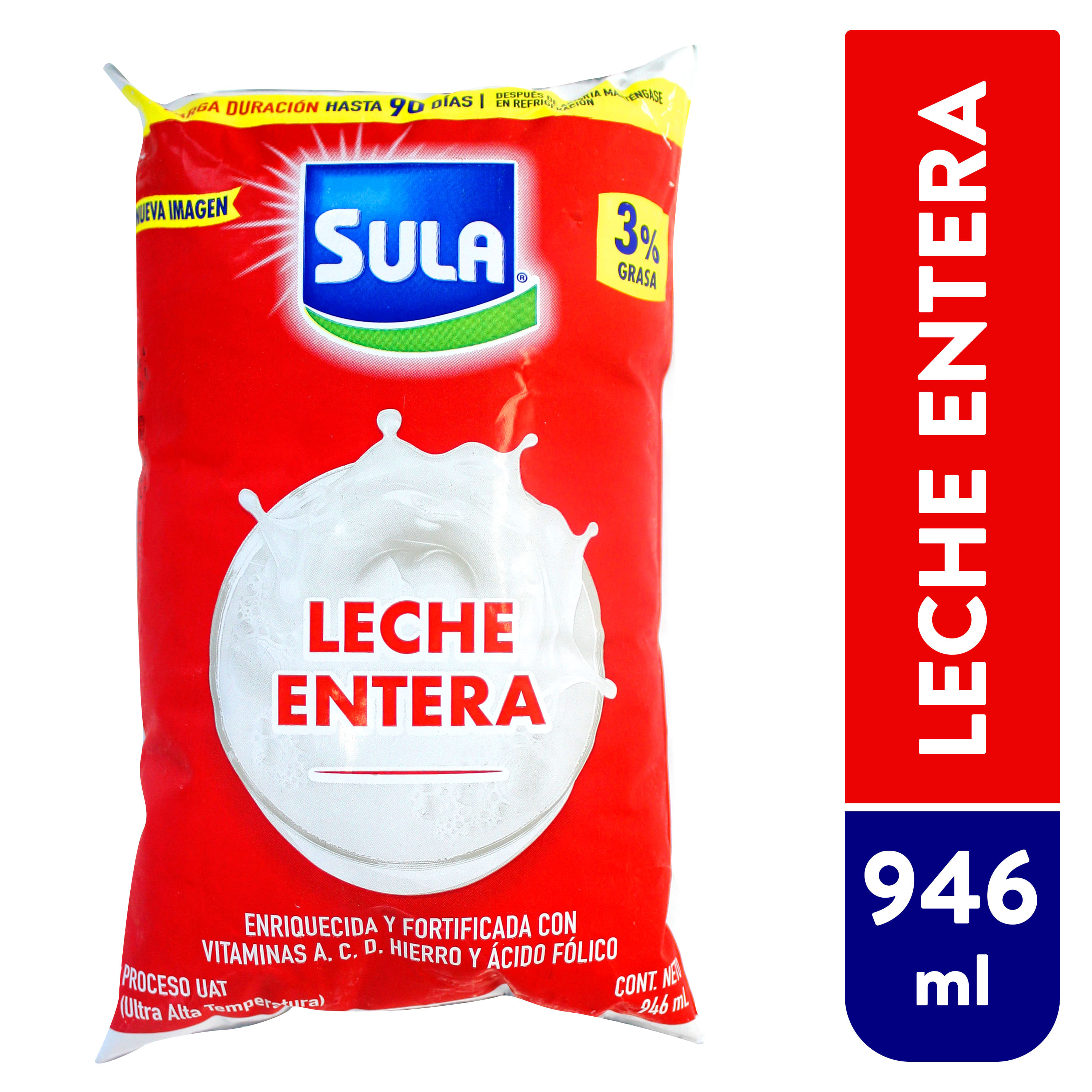 Leche Entera Sula Uht Elecster - 946 ml