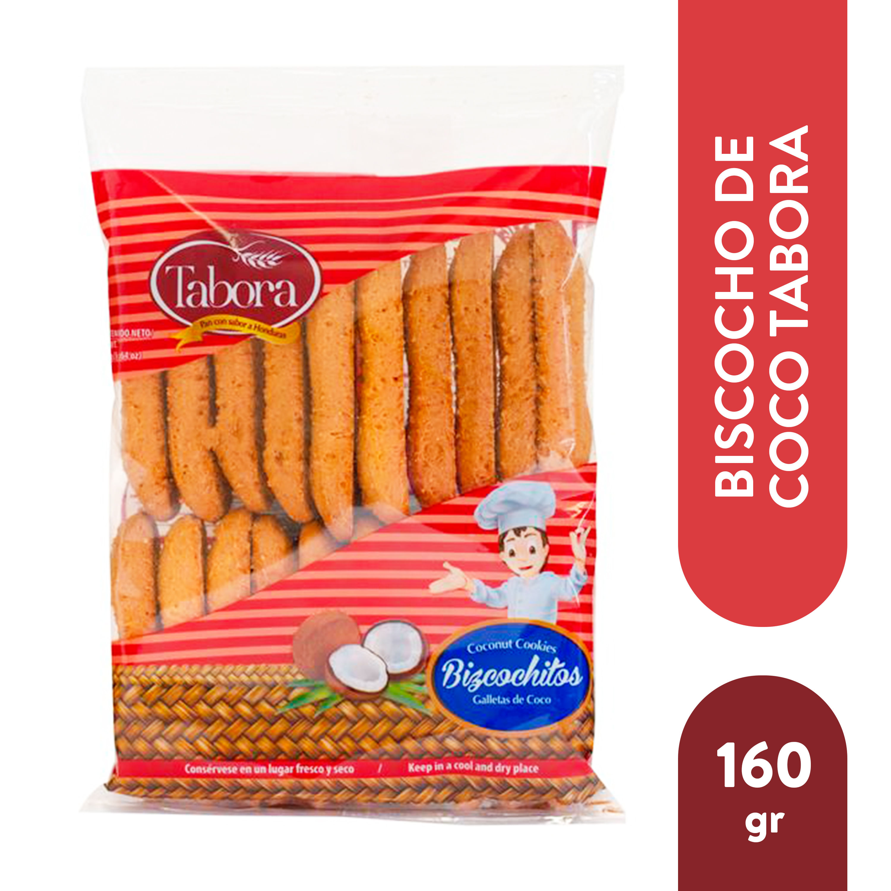 Bizcocho de coco Tabora - 160 g