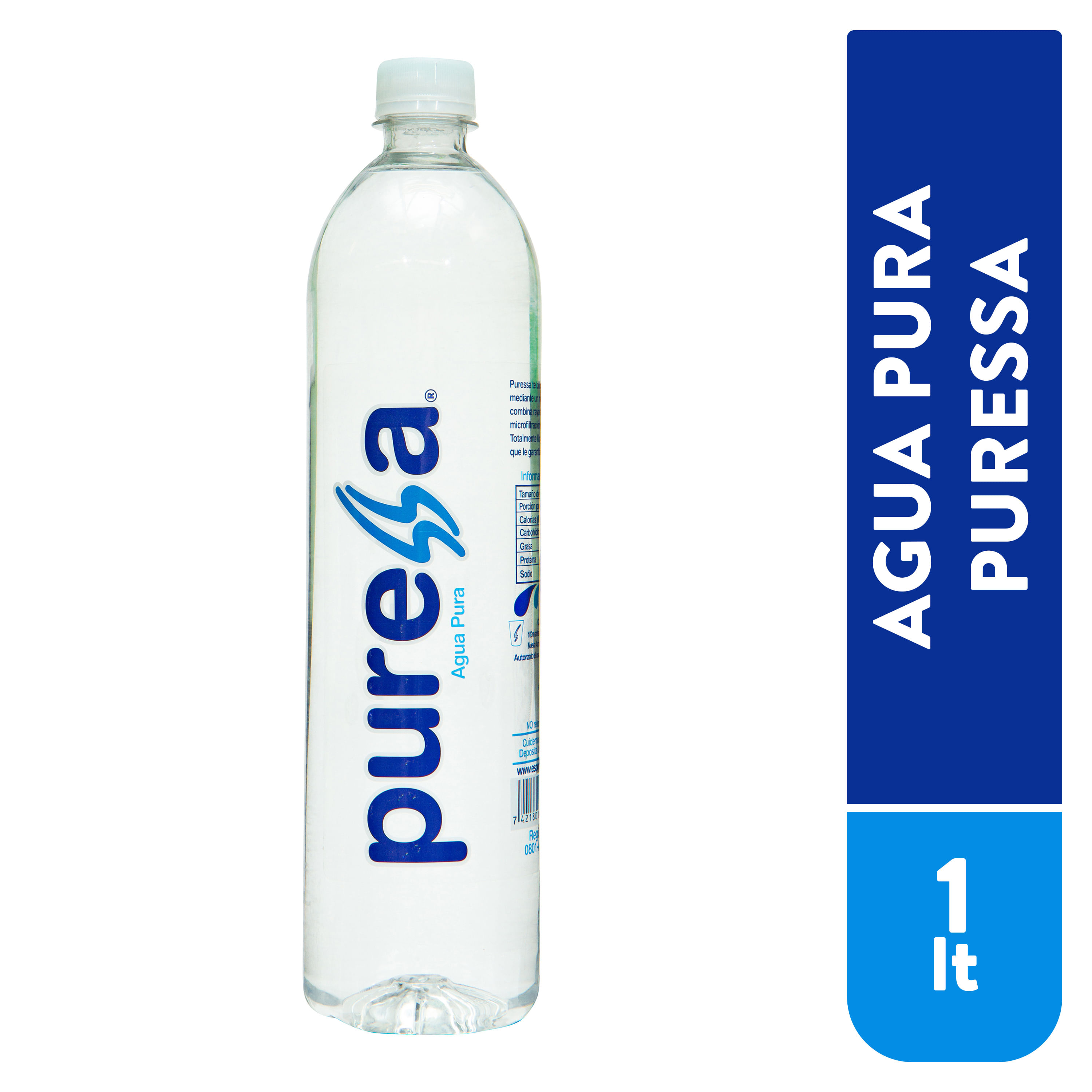 Agua Puressa Botella - 1 L