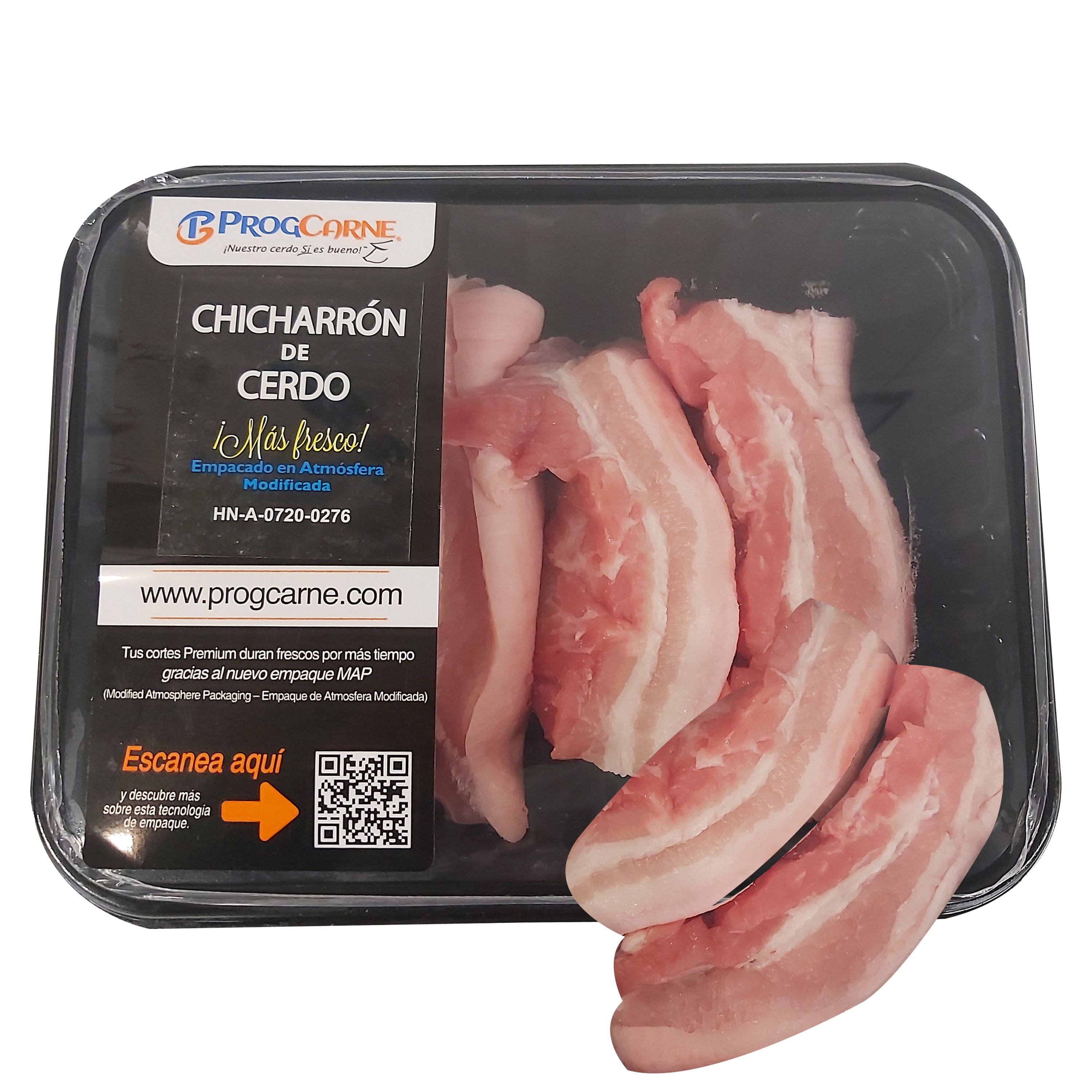 Chicharrón Con Cuero Progcarne Fresco Bandeja - Precio indicado por libra