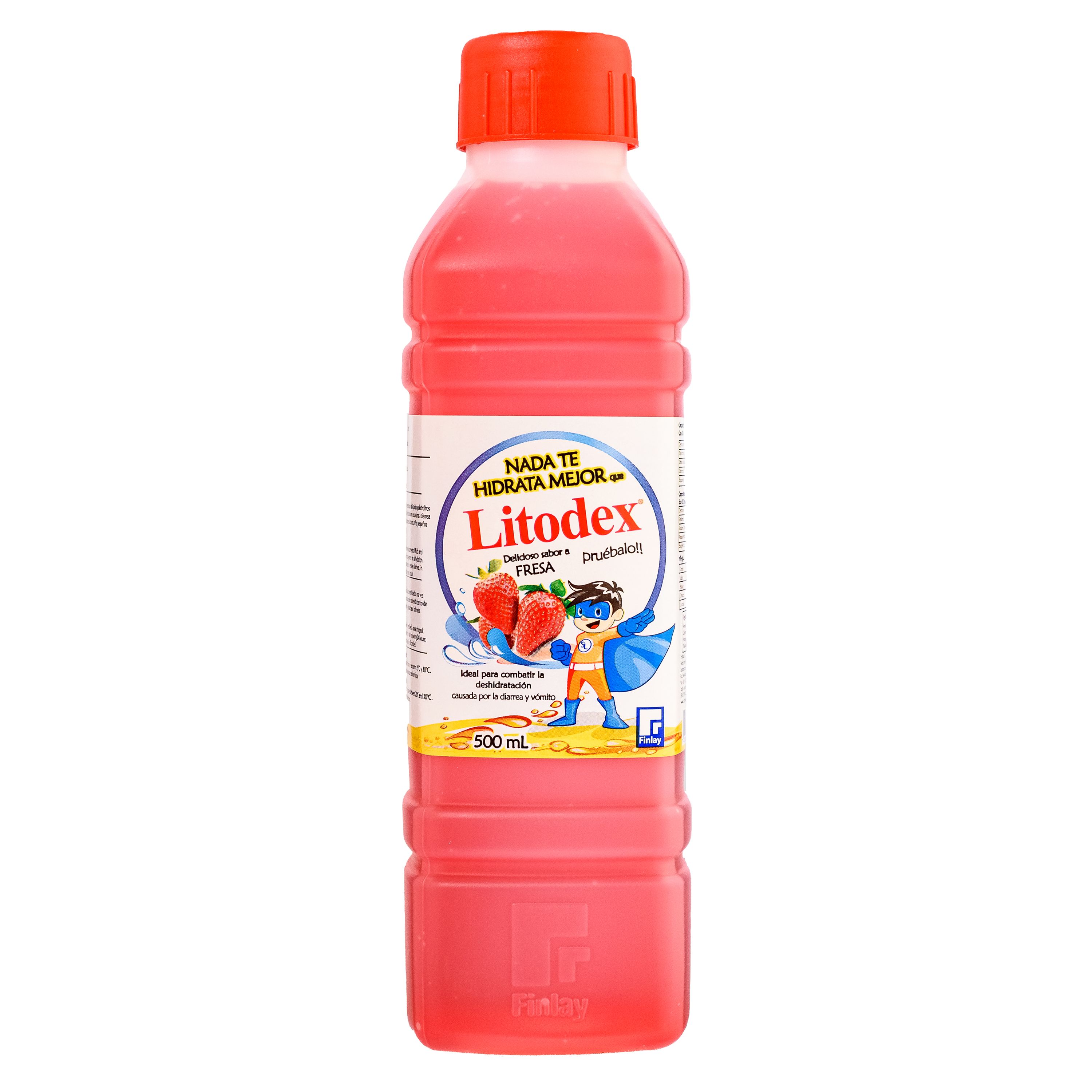 Litodex Suero Pediatric Fresa 500ml-Precio indicado por suero oral