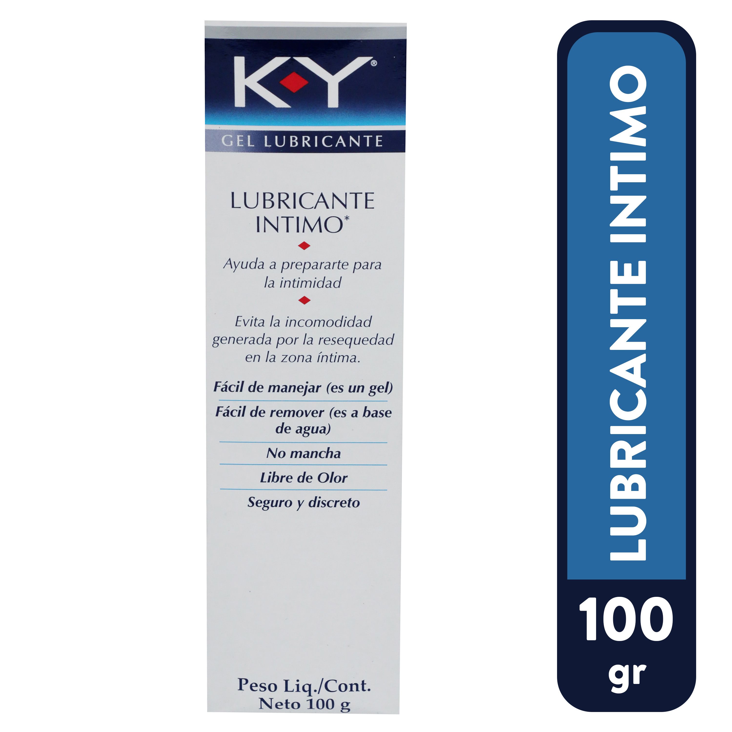 Gel Lubricante KY Para El Uso Intimo- 100 g-Precio indicado por lubricantes intimos