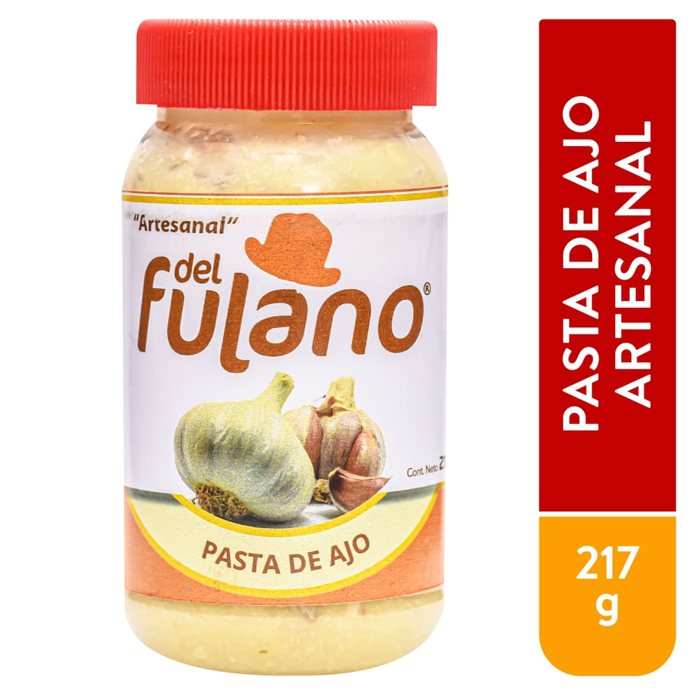 Pasta Del Fulano De Ajo Natural - 217 g