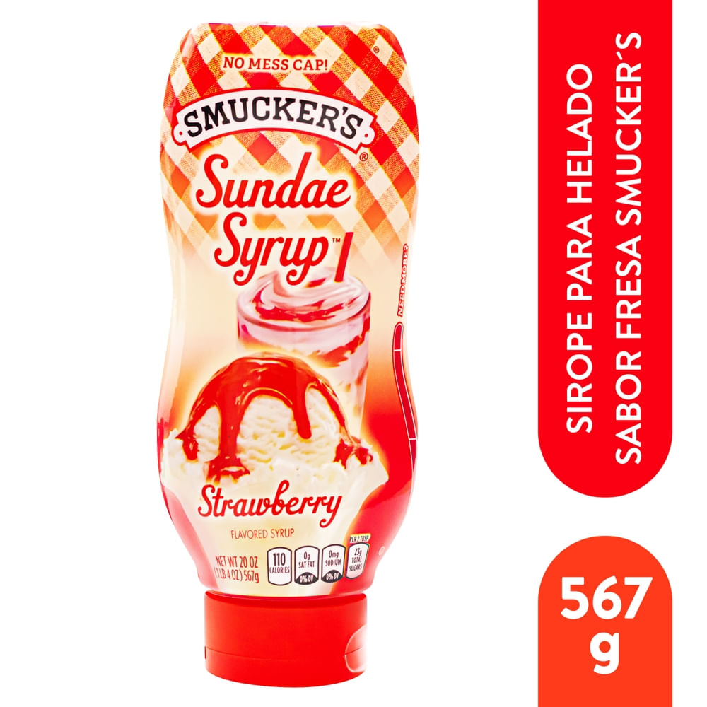 Sirope Smucker's Para Helado Fresa - 567 g