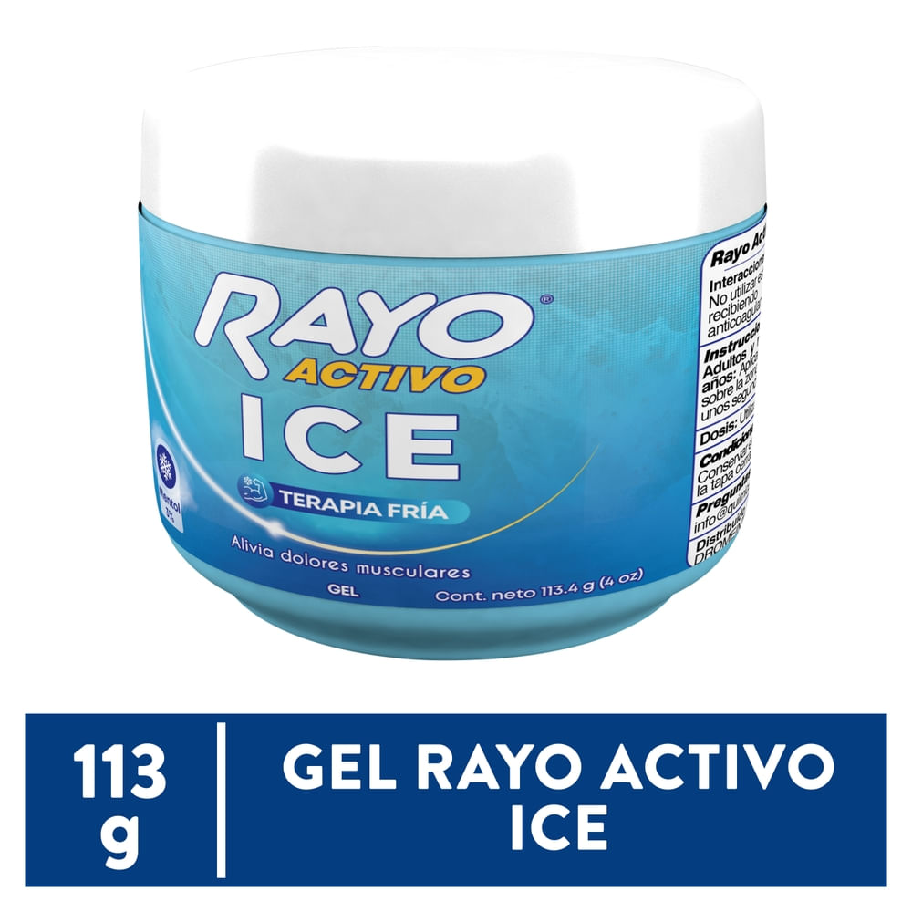 Rayo Activo Ice Tarro - 113.4 g-Precio indicado por topico p/dolor
