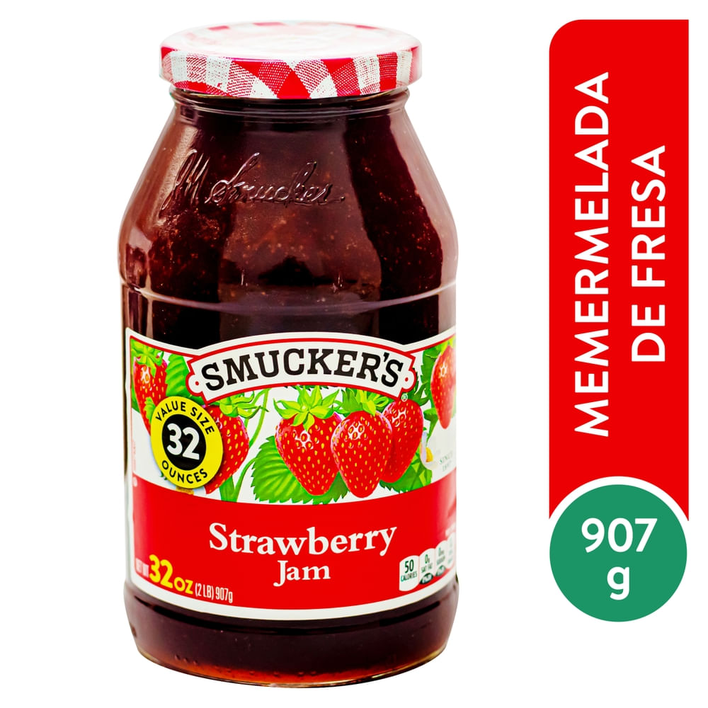 Mermelada Smucker's de fresa con semilla - 907 g