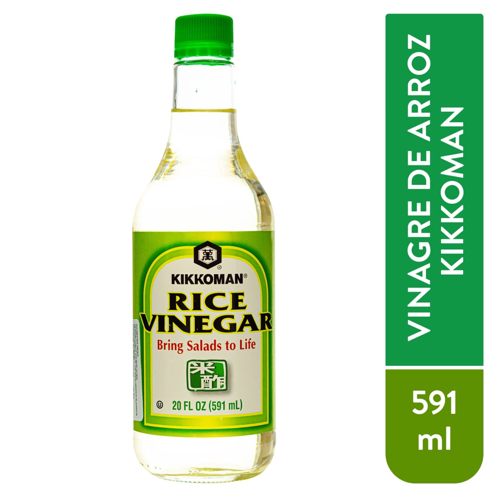 Vinagre Kikkoman de arroz sazonado - 591 ml