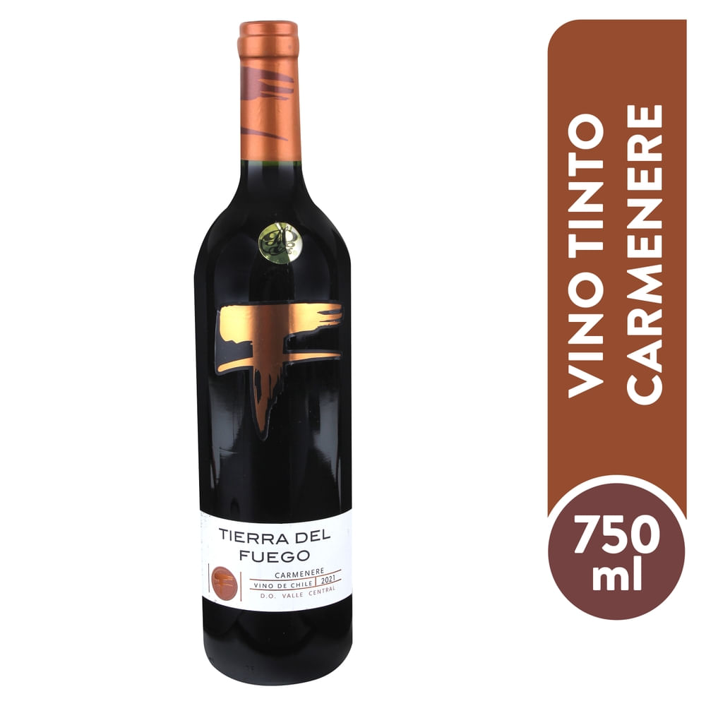 Vino Tierra De Fuego Varietal Carmenere - 750 ml