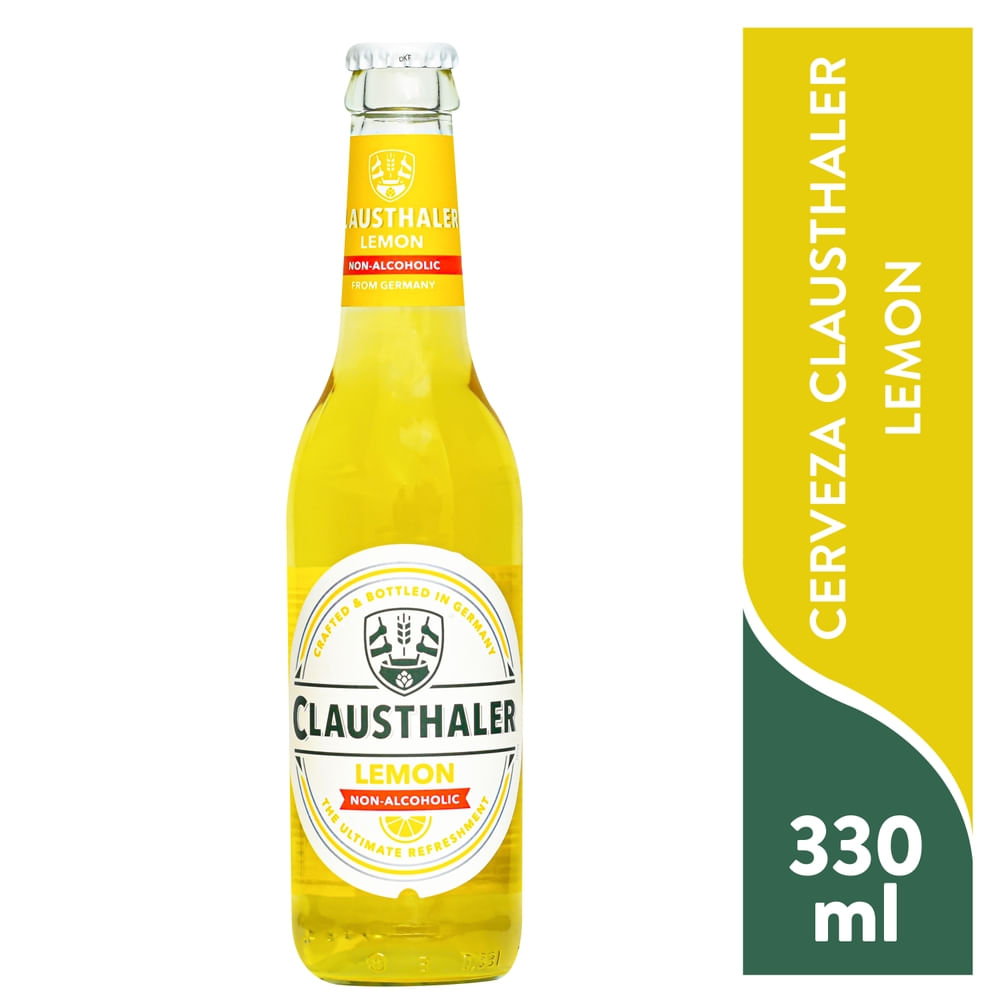 Cerveza Clausthaler Limon - 330 ml
