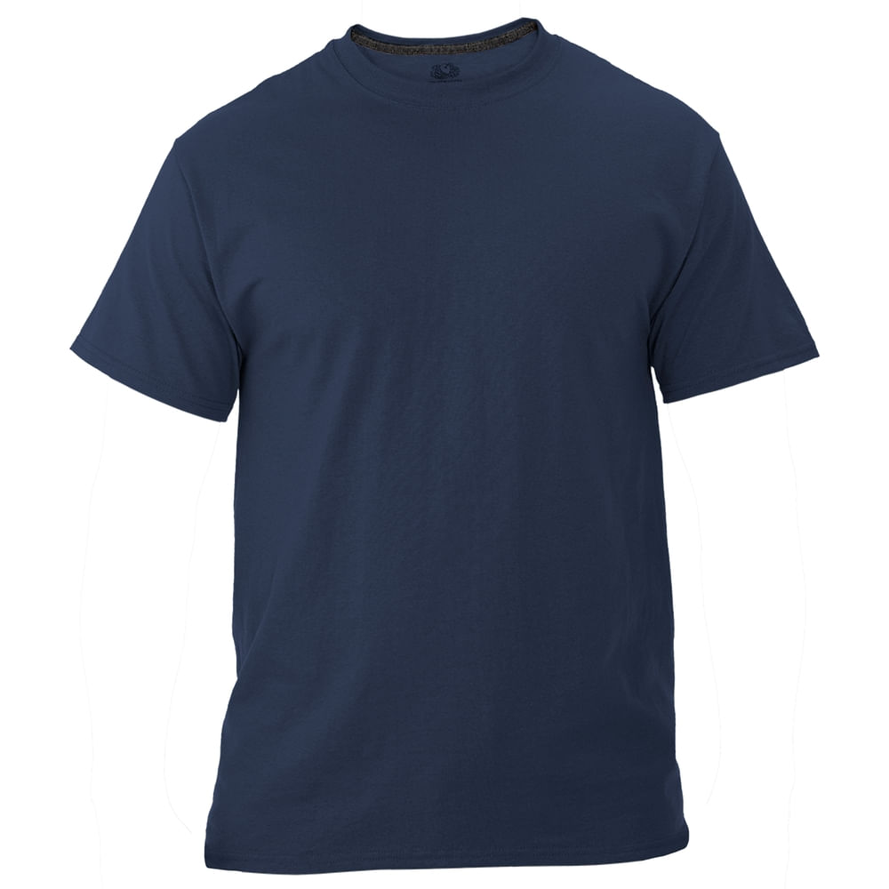 Camiseta Fruit Of The Loom Cuello Redondo, color azul -Talla L