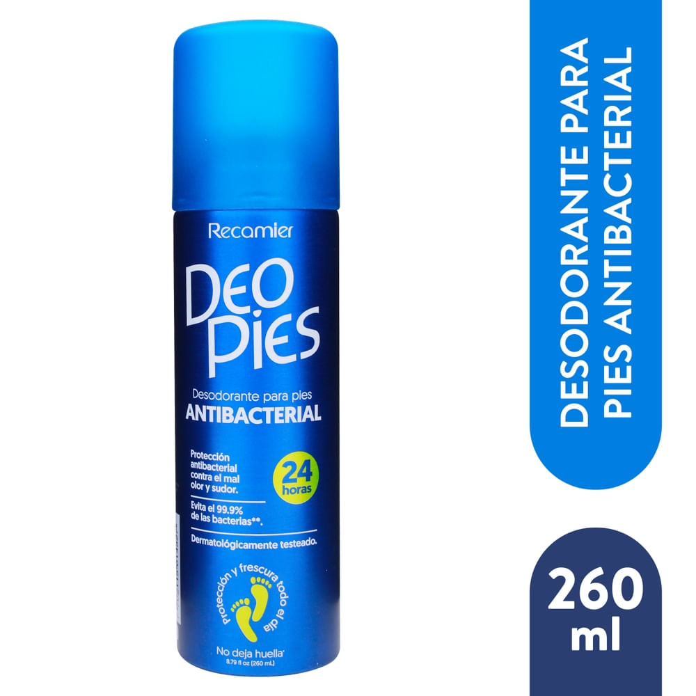 Desodorante Deopies Antibacterial 260ml-Precio indicado por deo/spray p/pies