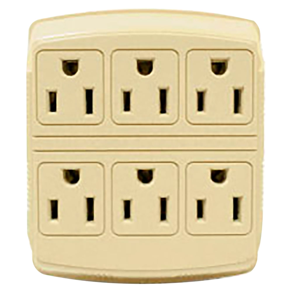 Adaptador Voltage de 6 Entradas