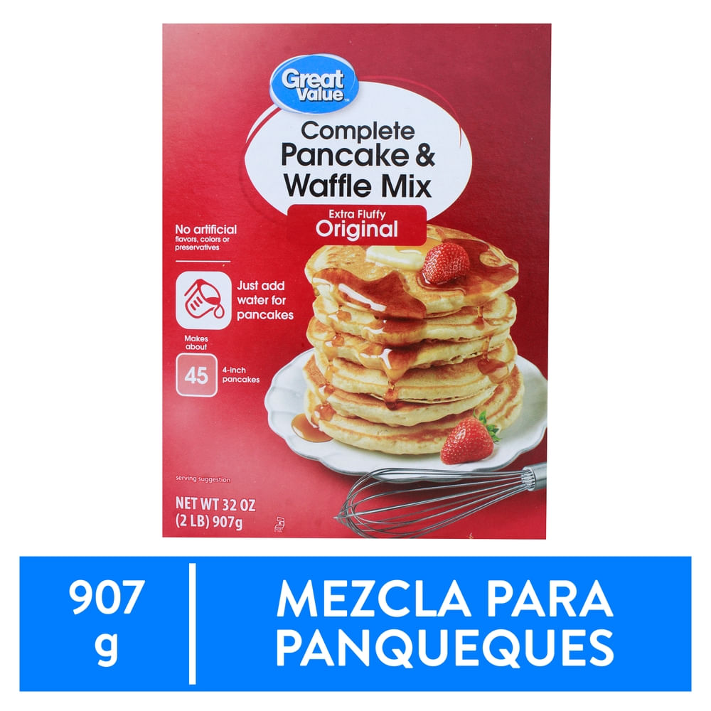 Mezcla Great Value Para Pancakes Original - 907 g
