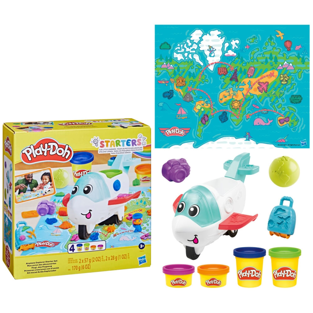 Plastilina Play Doh set avion explorador