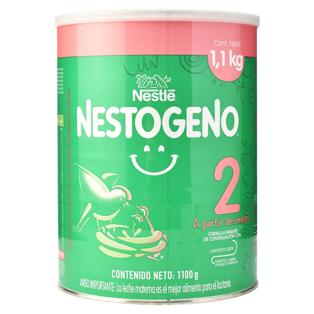 Fórmula para bebé Nestogeno 2 - 1100 g-Precio indicado por form inf etapa 2