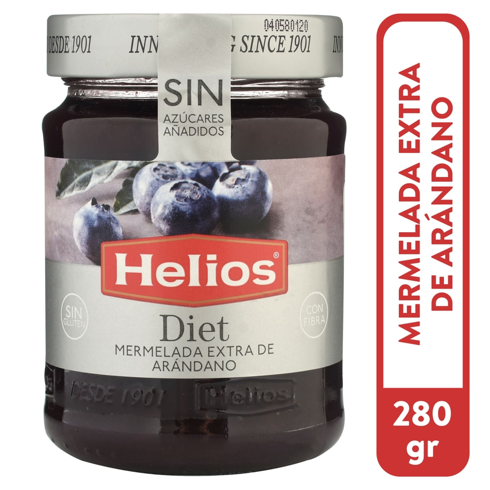 Mermelada Helios Diet Extra De Arándanos - 280 g