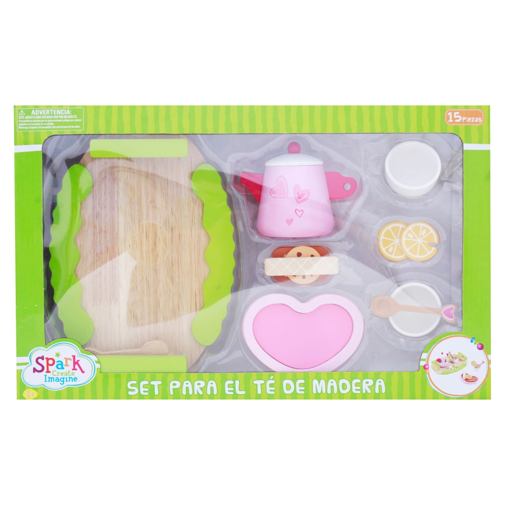 Kit de juego Spark Create Imagine té de madera