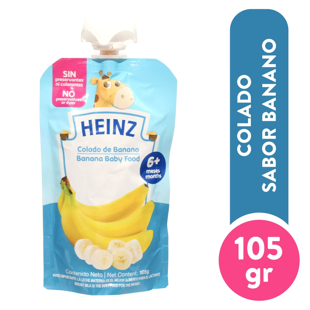 Colado Heinz banano doy pack - 105 g