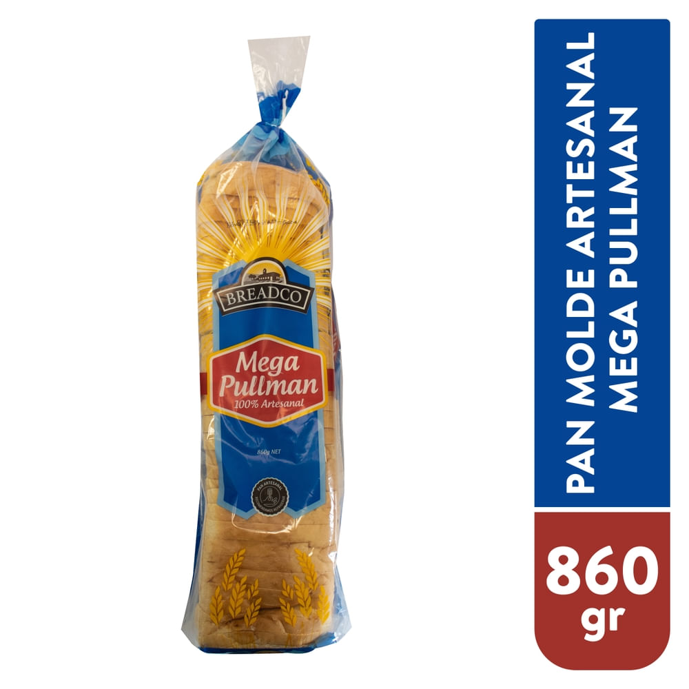 Pan Breadco molde Mega Pullman  - 860 g