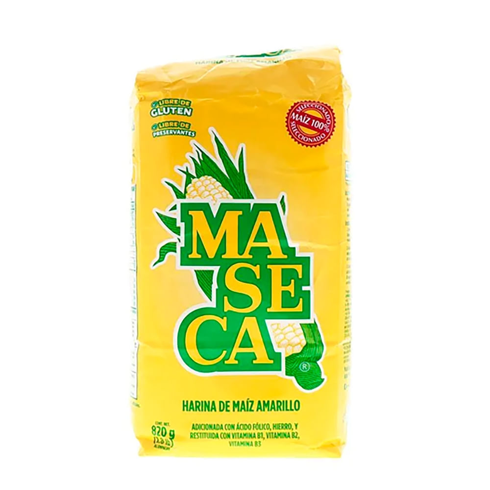Harina Maseca Maíz Amarillo - 820 g