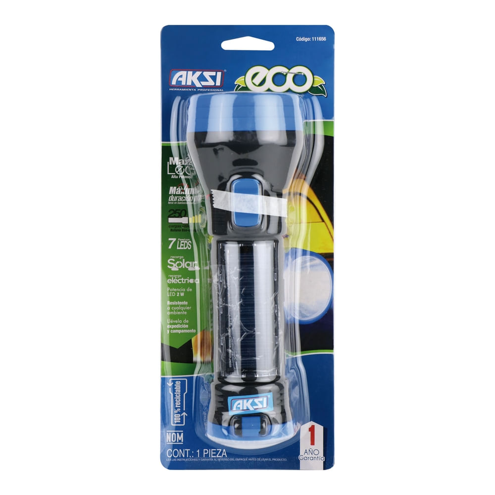 Linterna Ecologica C Cargador Solar