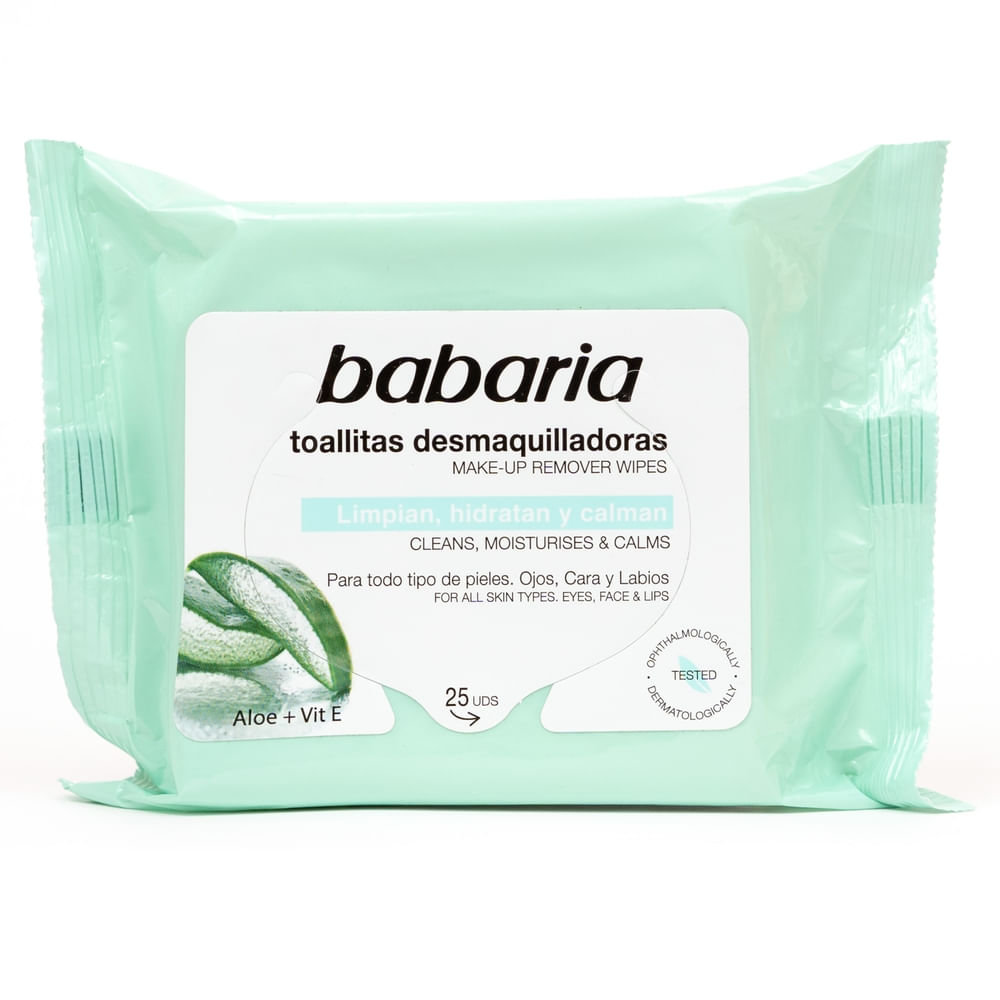 Toallas Desmaquillante Babaria Aloe 25Ea