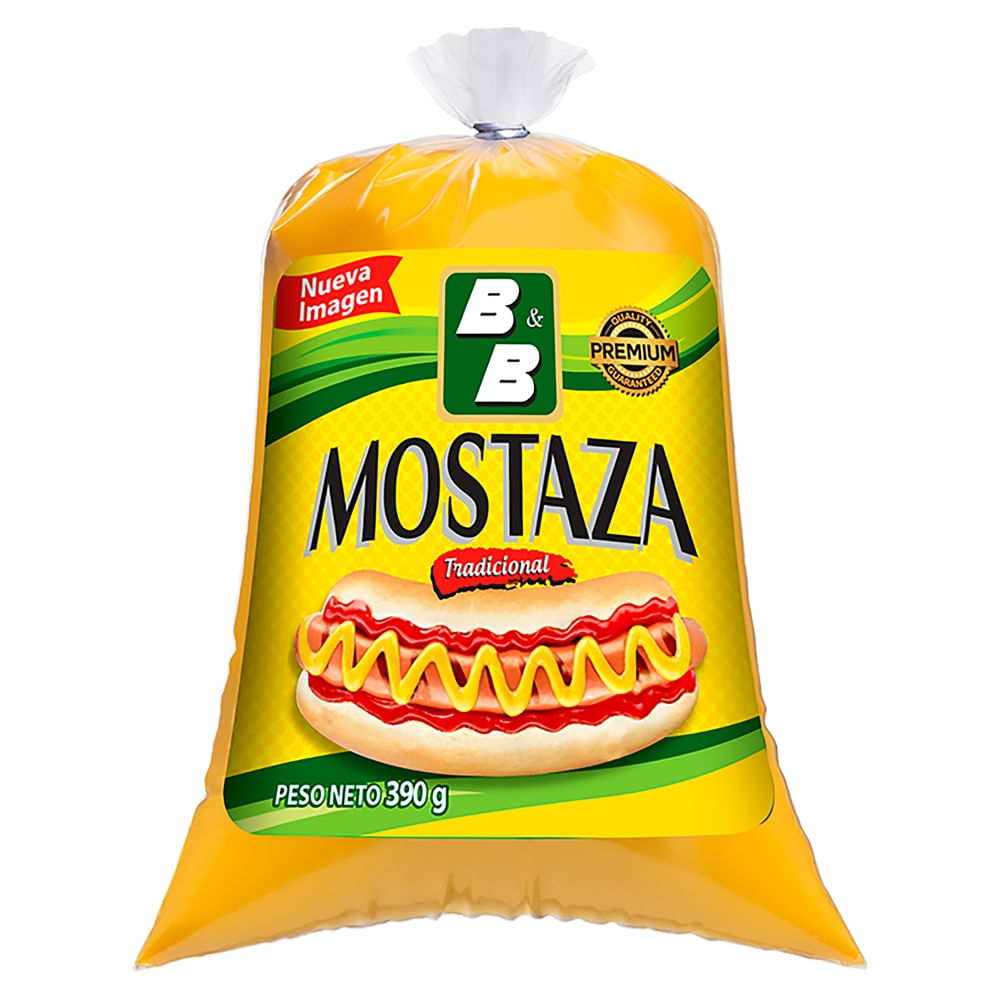 Mostaza B&B Premium Bolsa - 390 g