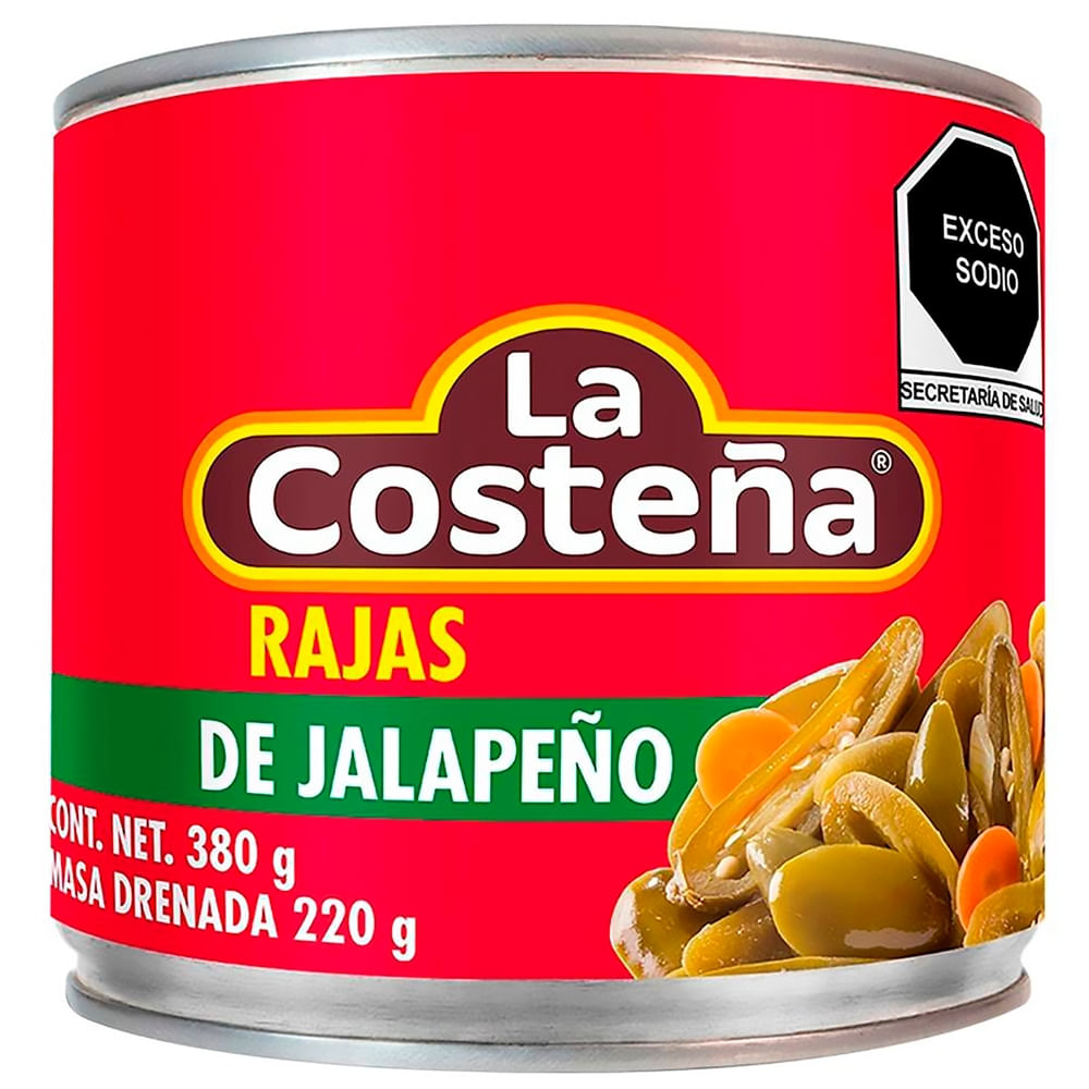 La Costena Chile Jalapeno Rajas 380g