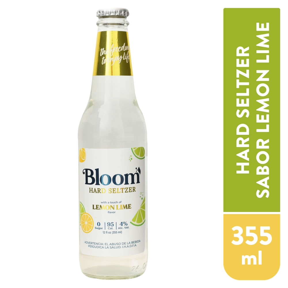 Bloom Hard Seltzer Lemon Lima - 355 ml