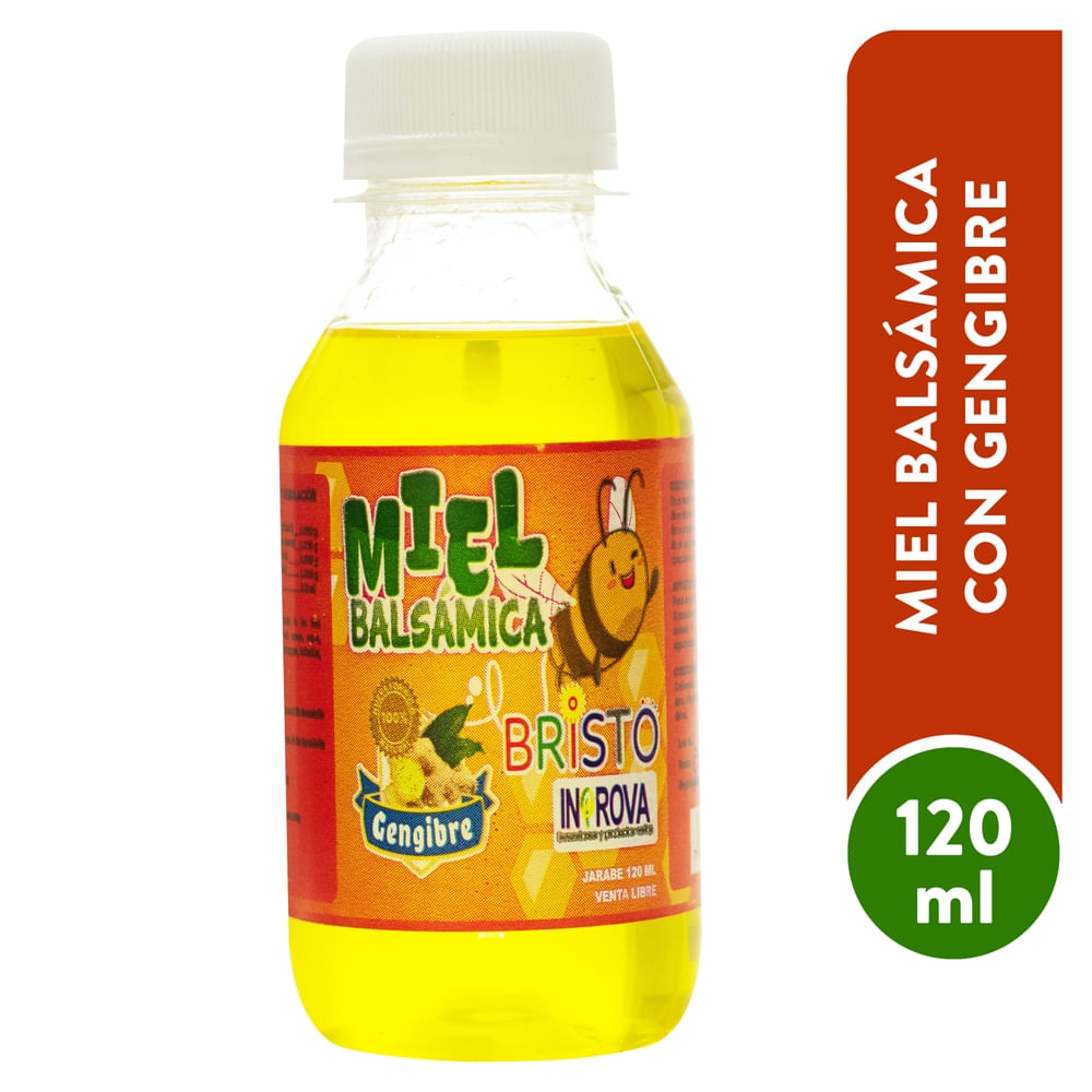 Miel Balsamica Con Jengibre Bristol-Precio indicado por jarabe/expect adult