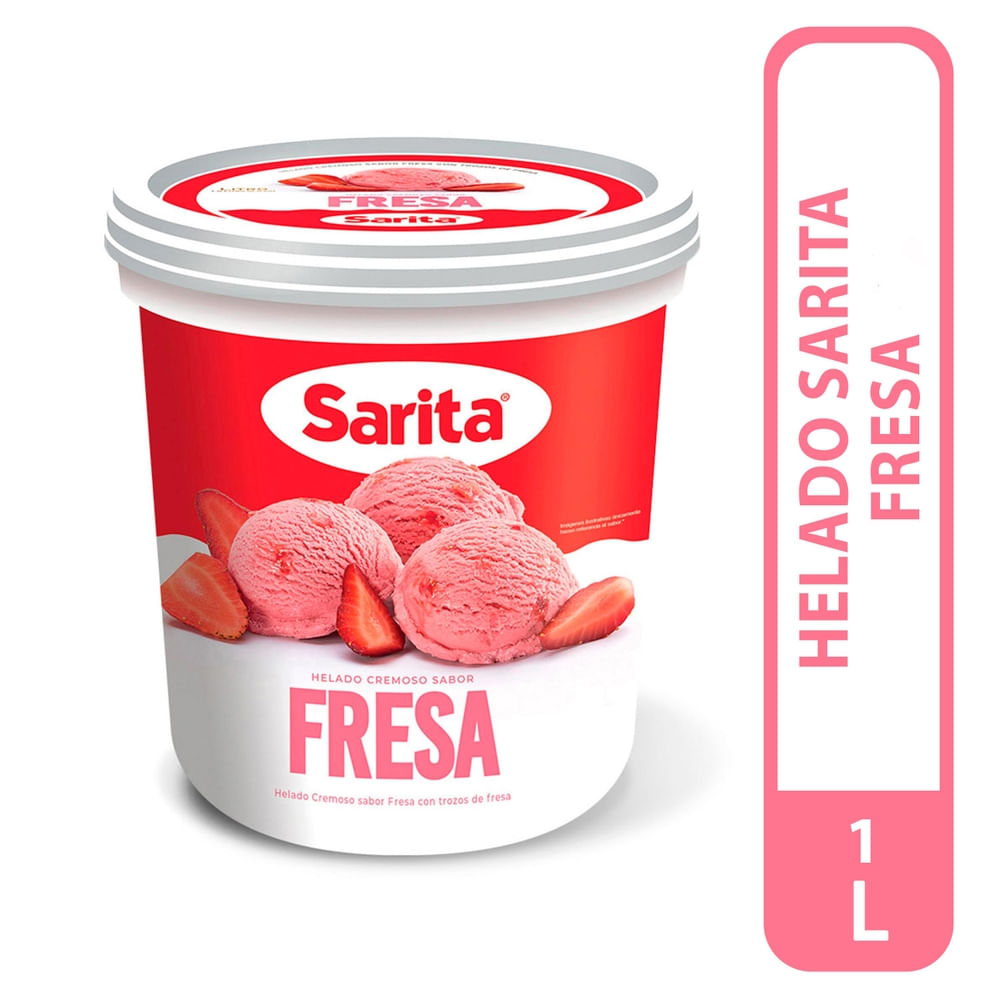 Helado Sarita sabor fresa - 500 g