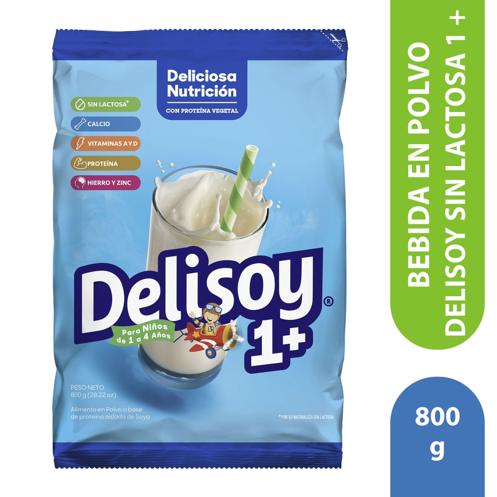 Fórmula Delisoy sin lactosa 1+ - 800 g