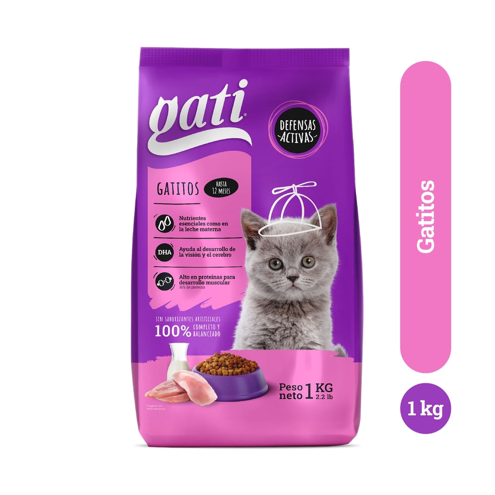 Alimento Gati Para Gatos  - 1 kg