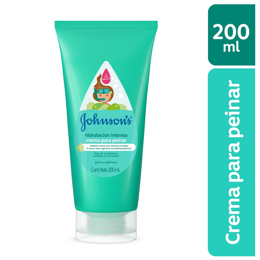 Crema Para Peinar Jhonson Baby Hidratante Intense - 200 ml