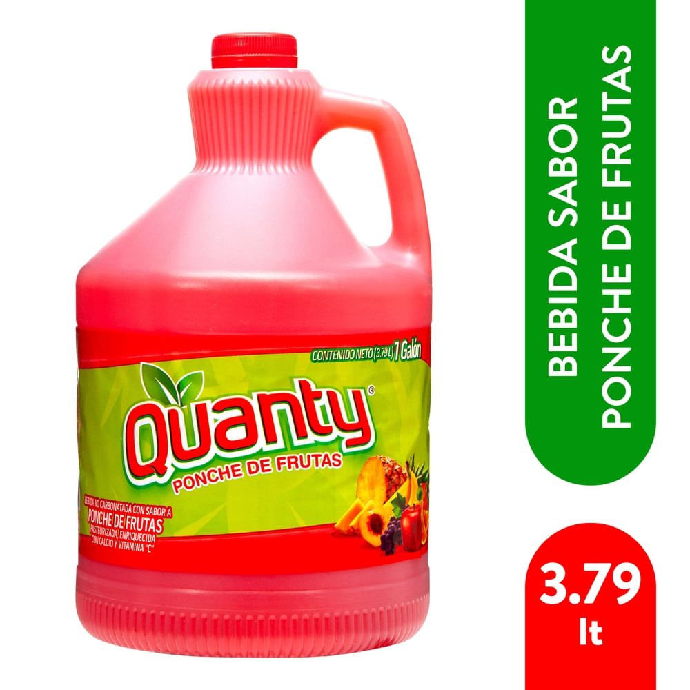 Jugo Quanty De Fruit Punch 1 Galon-3785 ml