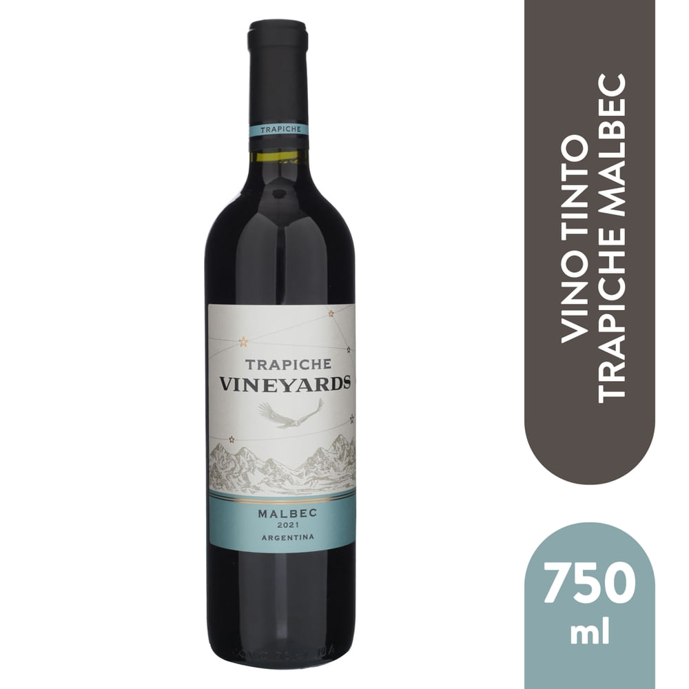 Vino Tinto Trapiche Vineyards Malbec - 750 ml