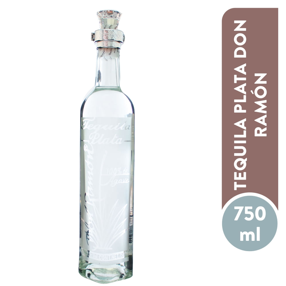 Tequila Plata Don Ramón 100% Agave - 750 ml