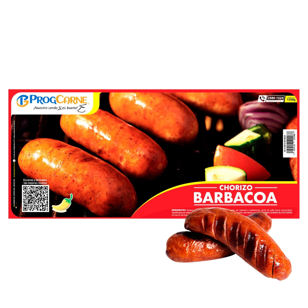 Chorizo Barbacoa Paquete - 1350 g