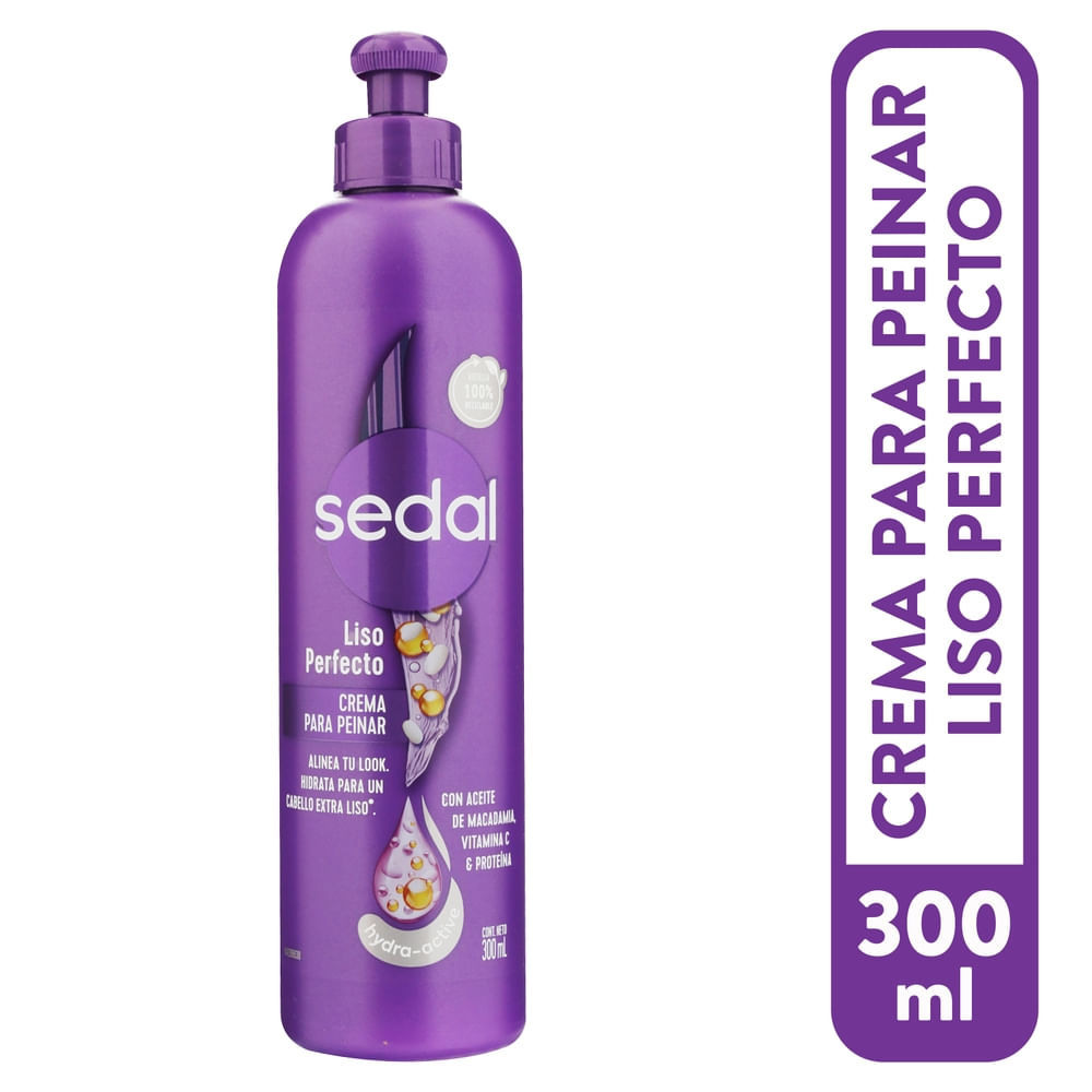 Crema para Peinar Sedal Liso Perfecto en Crema - 300 ml