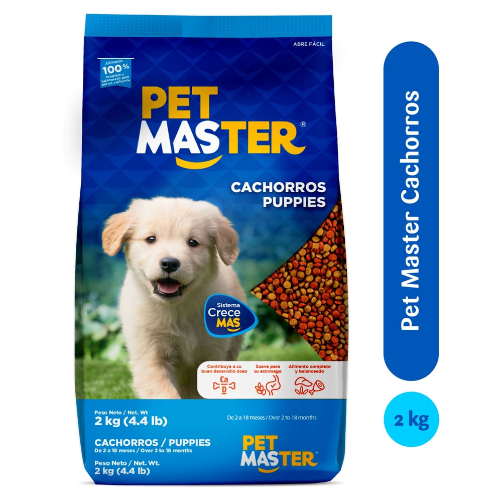 Comida Pet Master Perro Cachorro - 2 kg