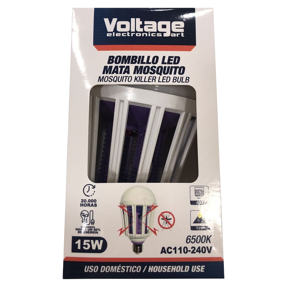 Bombillo Led Voltage mata mosquito 15 W