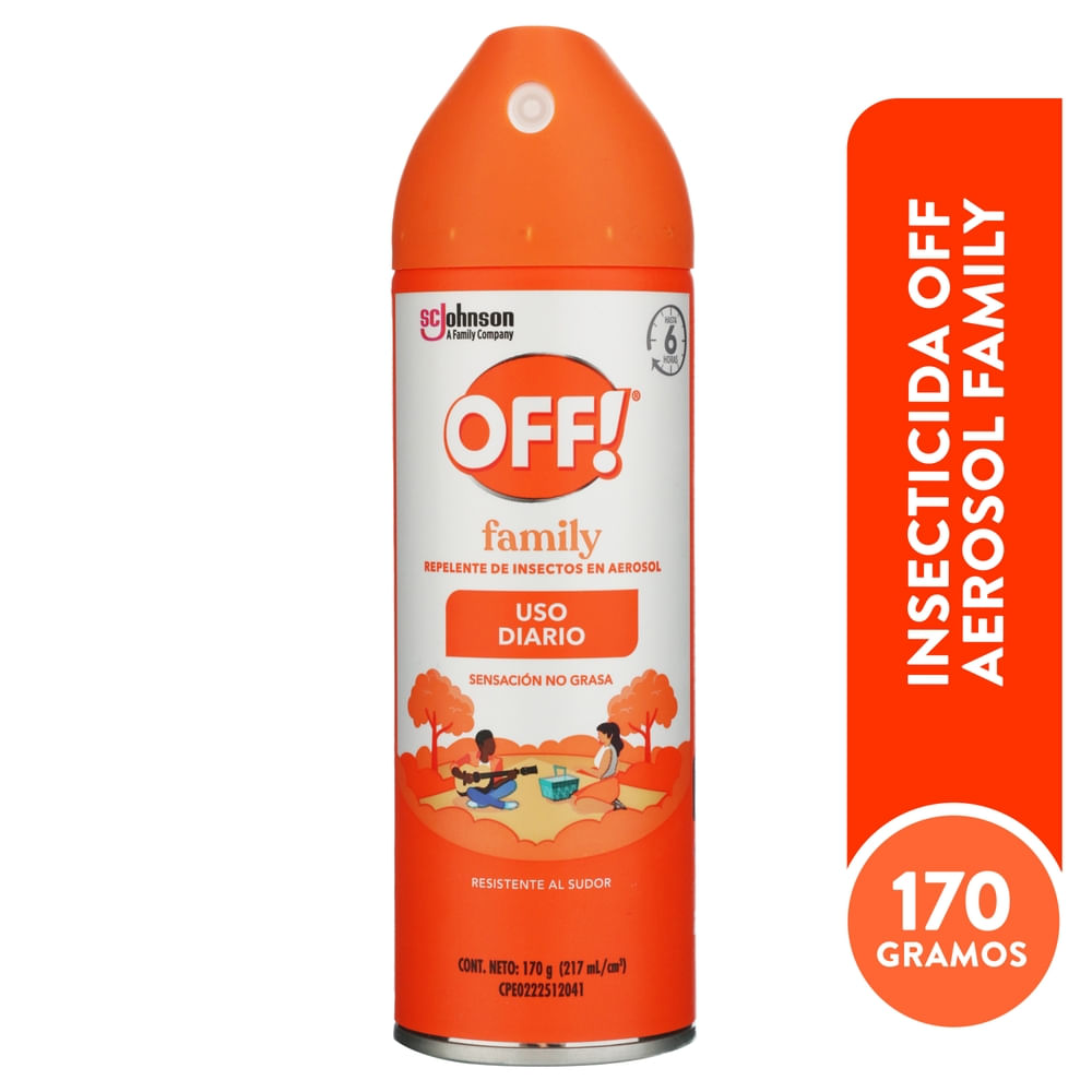 Repelente Off Family en aerosol - 170 g