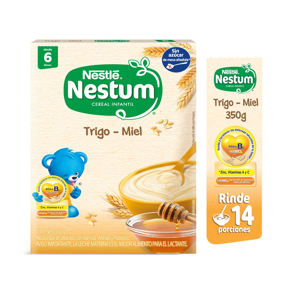 Cereal para bebé Nestum Trigo Miel Caja - 350 g