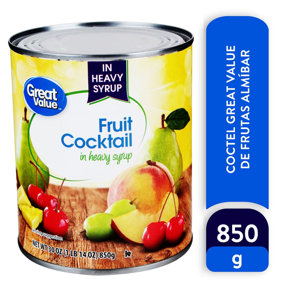 Coctel de Frutas Great Value en Almíbar - 850 g